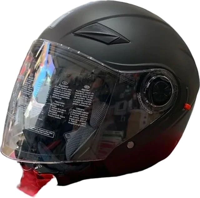 Motocubo Joker Helmet Black Matt