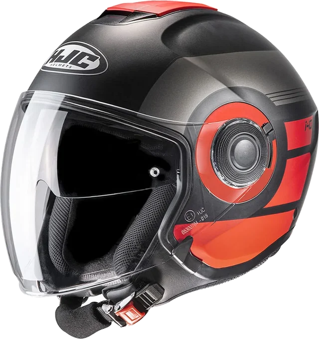 HJC i40 Helmet Spina MC1SF Black/Red Matt