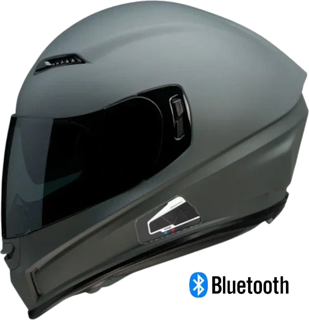 Z1R Jackal Full Face Bluetooth Helmet Primer Gray Smoke