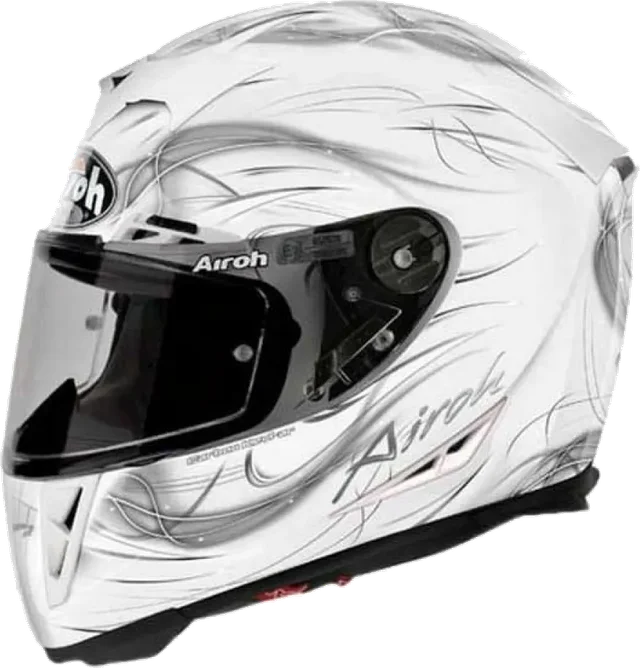 Airoh Gp500 Full Face Helmet, White Gloss