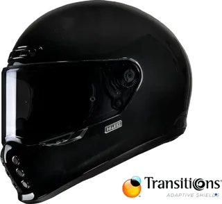 HJC V10 Full Face Helmet Matte Black Photochromic Shield