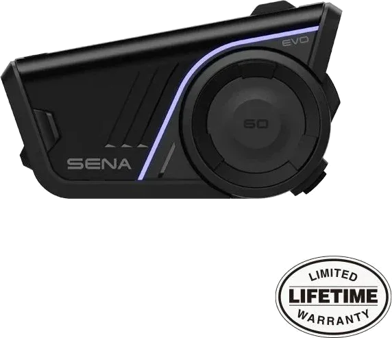 SENA 60S EVO Bluetooth Intercom Helmet Headset Sound by BOSE- Single Pack