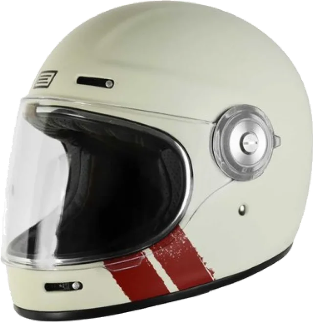 Origine Vega Stripe Full Face Helmet, White