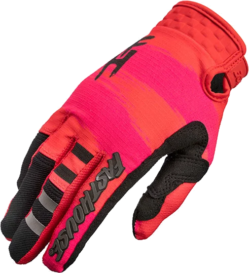 Fasthouse Speedstyle Jester Gloves, Infrared/White