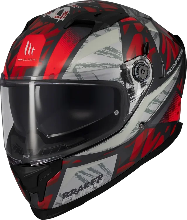 MT Braker Fury Helmet C5 Gloss Red, Red