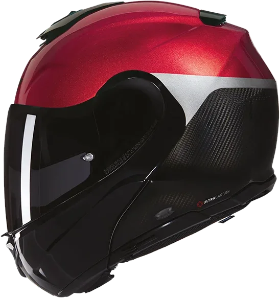 NOLAN X-1005 UC VERN SPECIALE 341 (Clear and Dark Tint Visor Included), red black