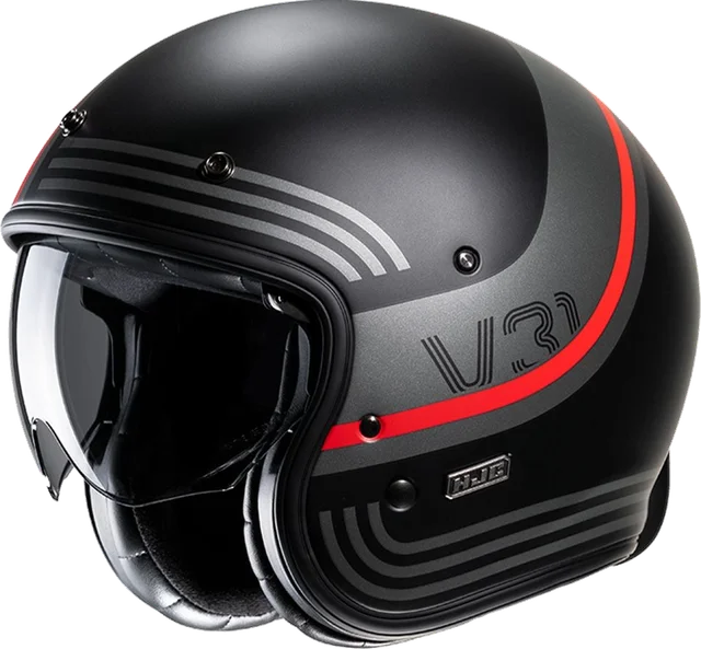 HJC V31 Byron MC1SF Helmet, Black Red