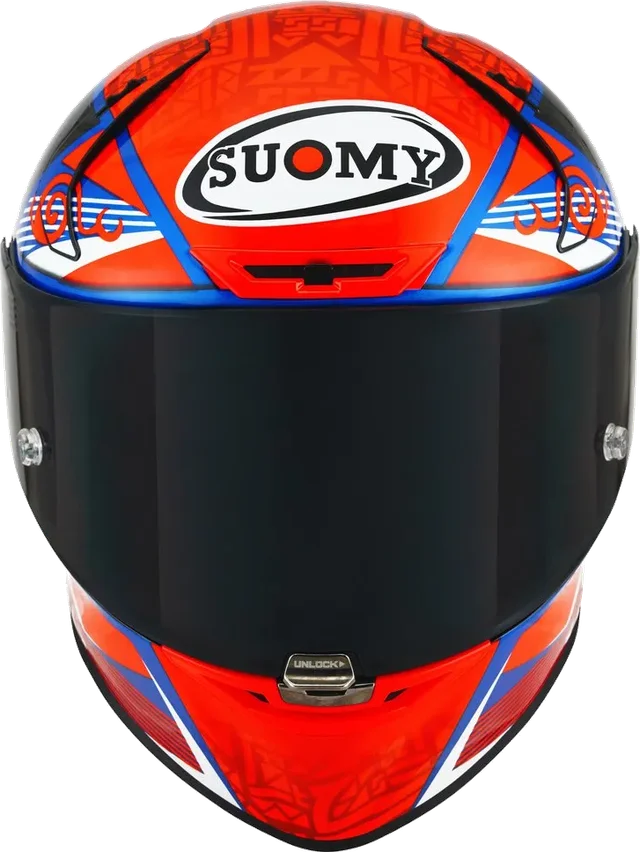 Suomy Sr-gp Bagnaia Replica 2021 W/o Sponsor Full Face Helmet, Red / Blue / White