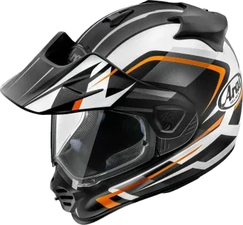 Arai XD5 Dual Sport Helmet Discovery Orange Frost (Snell M2025 Rated)