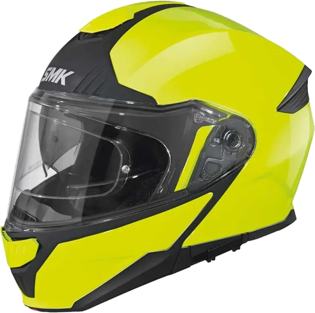SMK Gullwing Hv400 Modular Helmet, Glossy Fluo Yellow