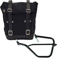 Unit Garage Leather Bag+sx Frame Black