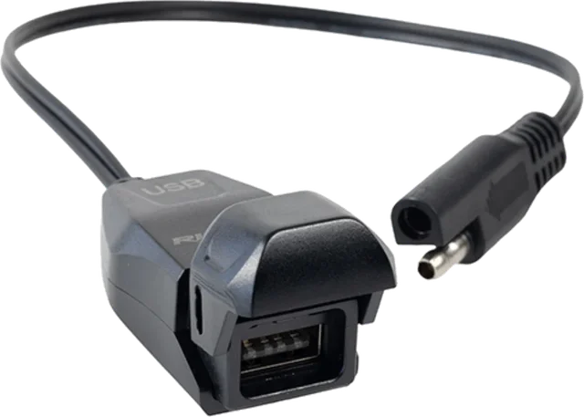 Riderr USB-A Handlebar Charger, Black