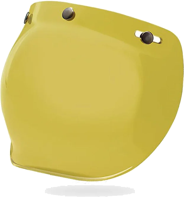 Bell Custom 500/Magnum 37525 3-Snap Bubble Shield Yellow