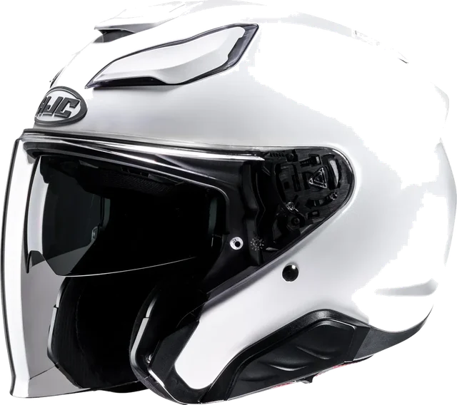 HJC F31 Open Face Helmet - Pearl White, pearl white