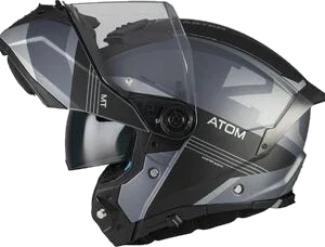 MT HELMETS ATOM 2 SV - KASTER MATT, Gris/Noir
