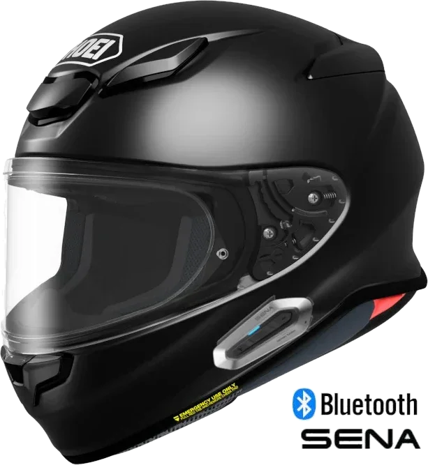 Shoei RF-1400 Full Face Bluetooth Helmet Gloss Black