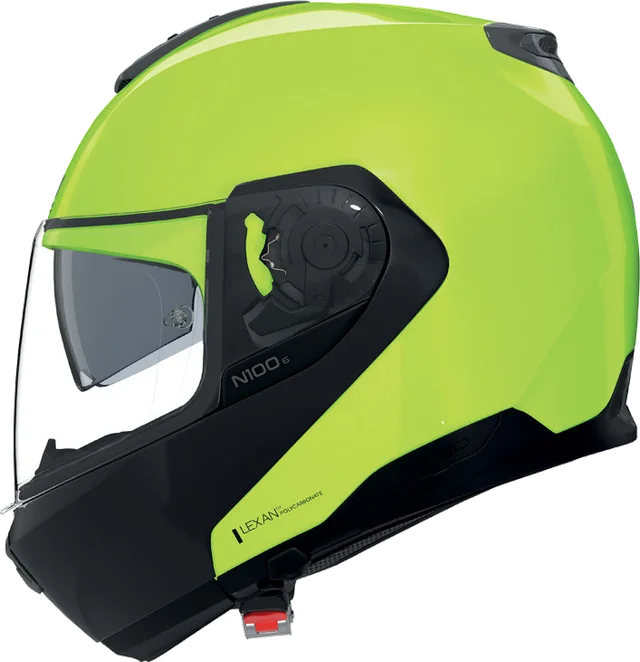 Nolan N100.6 Mivedi Helmet Green, Fluo Yellow