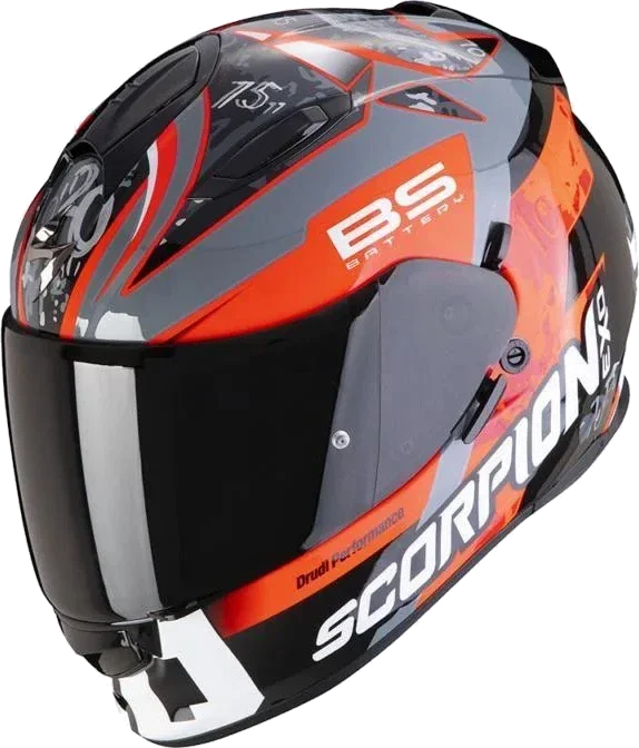 Scorpion EXO 491 Fabio 20 Grey / Red