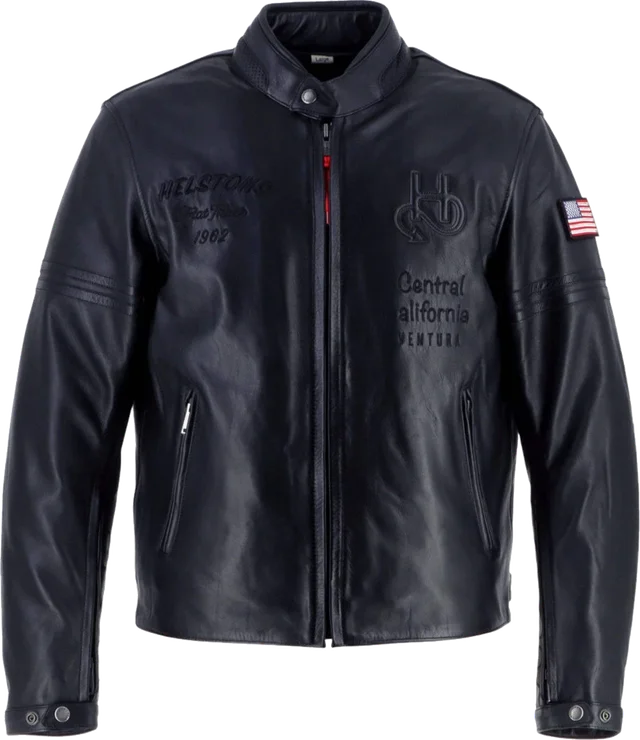 Helstons Nashville Leather Jacket, black