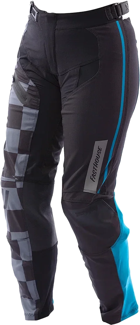 Fasthouse Women's Grindhouse Pro Apex Pant - Black/Electric Blue, black electric blue