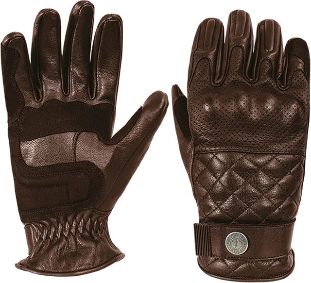 John Doe Tracker Race Gloves Black / White, brown