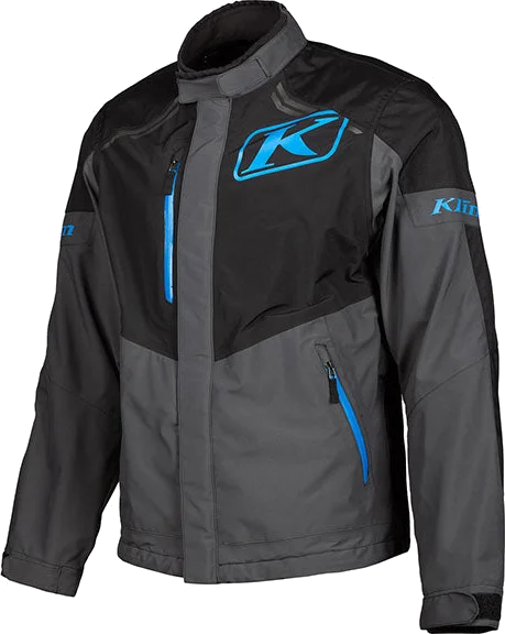 Klim Traverse Jacket, Black - Kinetik Blue