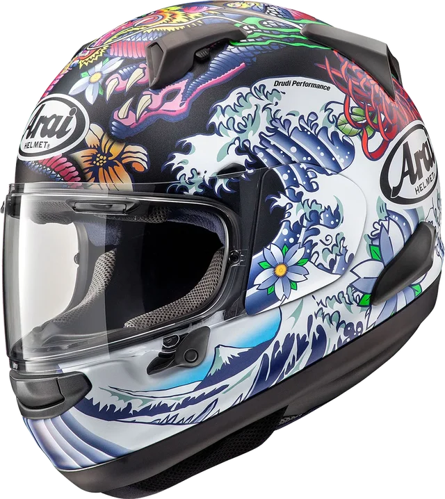 Arai Quantum-X Oriental Helmet CLOSEOUT, black frost