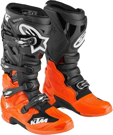 Alpinestars KTM PowerWear 2027 Alpinestars Tech-7 MX Boots, Black/Orange