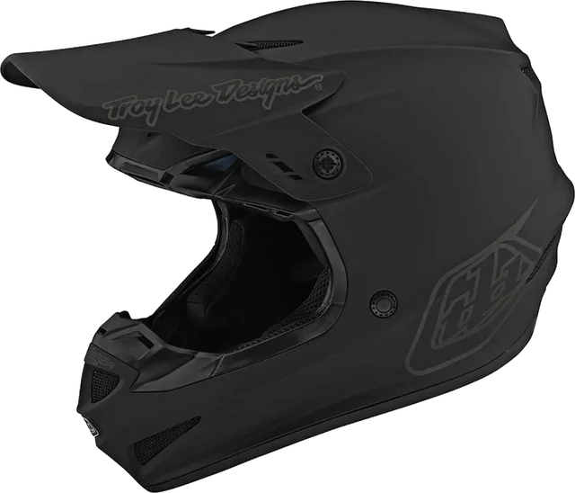 Troy Lee Designs GP Helmet Mono Black, BLACK