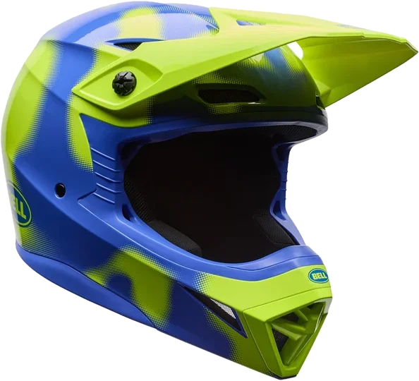 Bell MX-10 MIPS Camo Helmet, Fluorescent Yellow