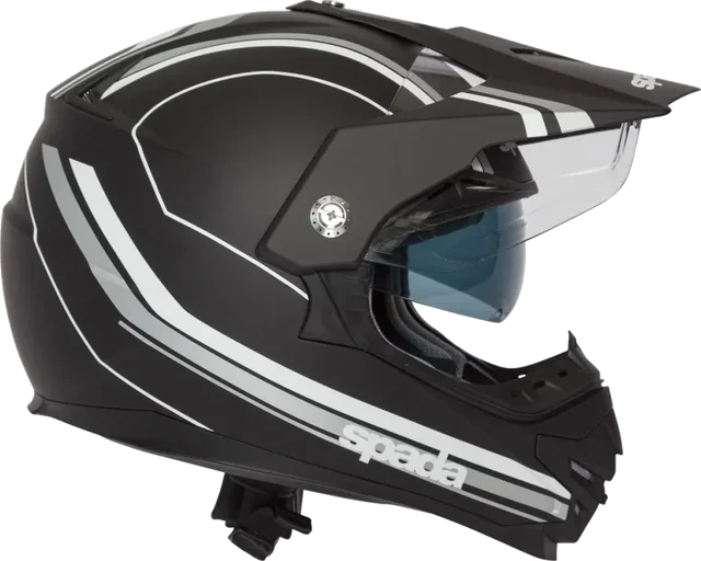 Spada Intrepid Delta Helmet Matt Black White
