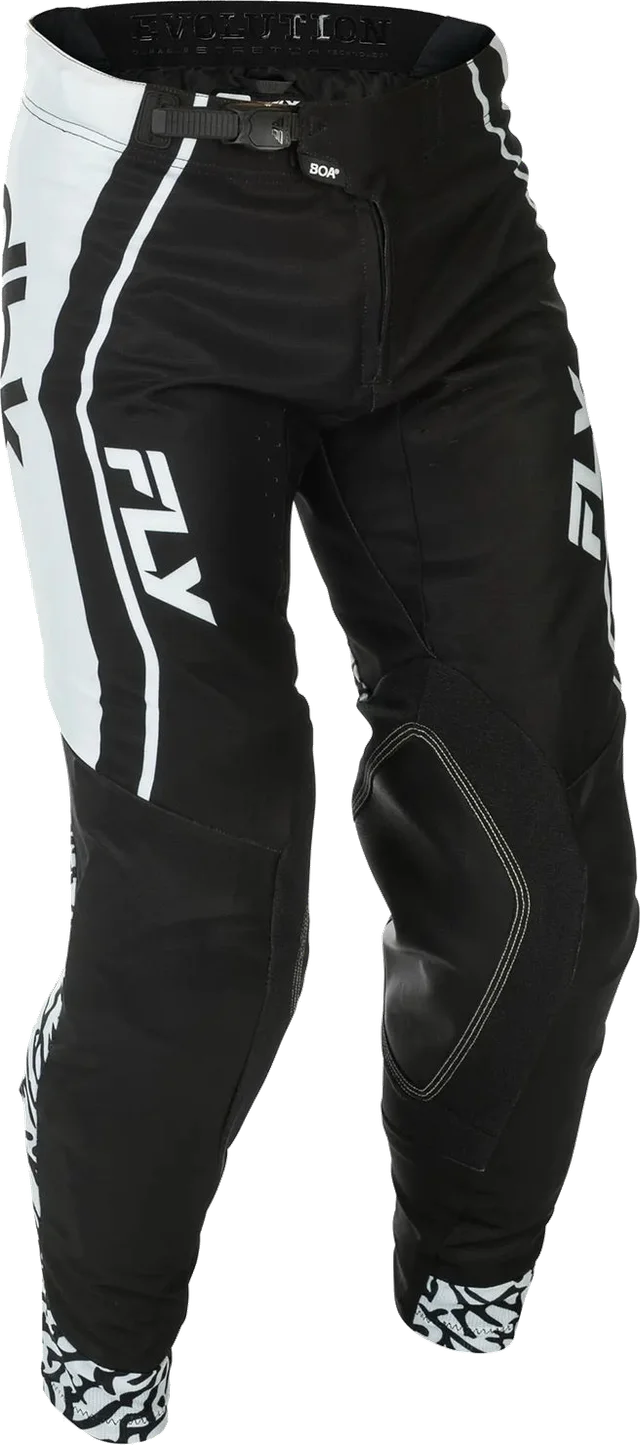Fly Racing Evo DST DBK MX Trouser Black / White / Red