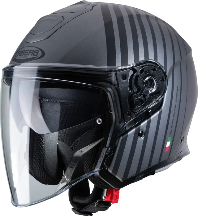 Caberg Flyon Bakari - Matt Gun Metal/Black, matt gun metal black