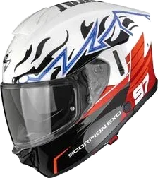 Scorpion EXO-530 AIR JSK 97 White-Red, Blanc/Rouge