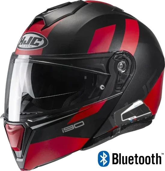 HJC i90 Modular Bluetooth Helmet Syrex Graphic MC1SF