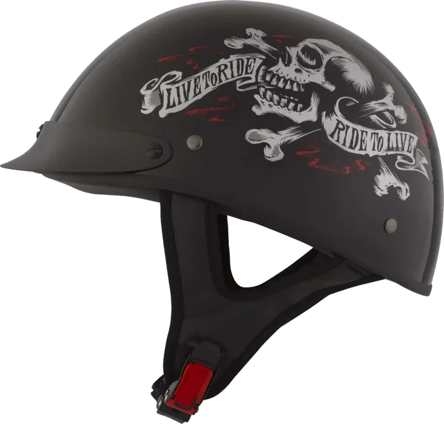 CKX Slick Live to Ride Helmet, matte black