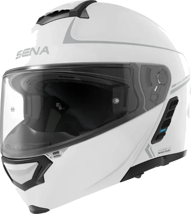 Sena Impulse Flip Up Solid Helmet, gloss white