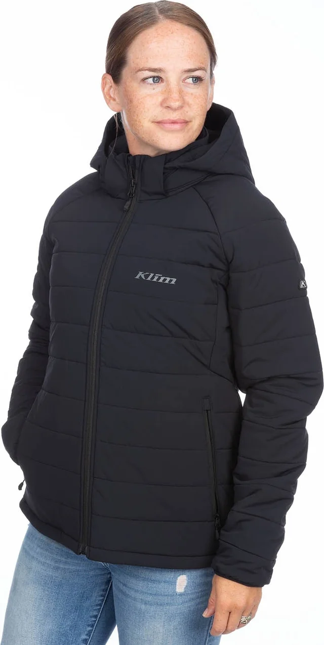 Klim Waverly Stretch Insulated Hooded Jacket, Black