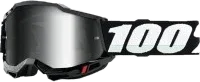 100% Accuri 2 Junior Mask Black Silver Mirrored