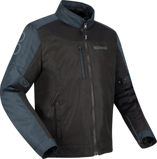 BERING Cronos Waterproof Textile Jacket - Black / Anthracite