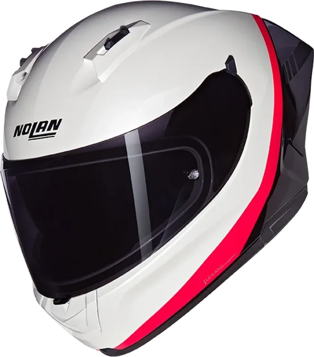 Nolan N60-6 Sport Vern Speciale Full Face Helmet 347 - White / Red / Black, Vern Speciale 347