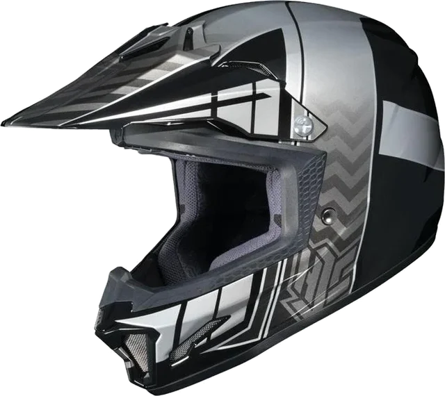 HJC CL-XY2 Cross Up Black & Silver Helmet