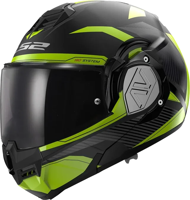 LS2 Advant Helmet Revo Matt Black/Yellow Fluo Matt