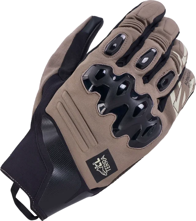 Alpinestars Harok Pro Drystar XF Gloves - Walnut / Black, Walnut / Black