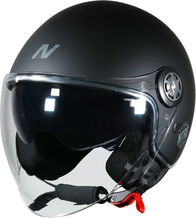 Nitro X662 Uno Helmet Satin Black, Satin Black