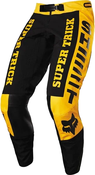 Fox Racing 360 Super Trick Limited Edition Pants, Black/Yellow