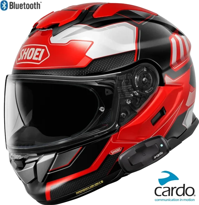 Shoei GT-Air 3 Full Face Bluetooth Helmet Agility TC-1 Card Pack Talk S