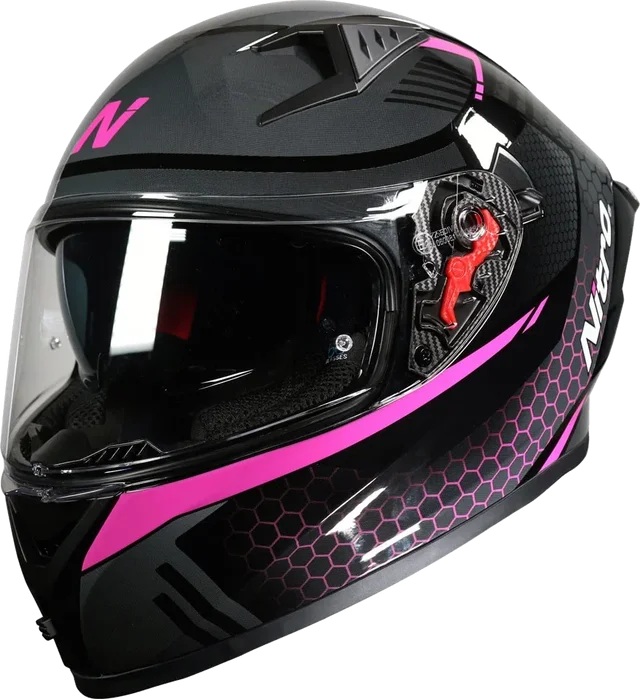 Nitro N501 Apex DVS Helmet Black Gunmetal Pink, Black Gunmetal Pink