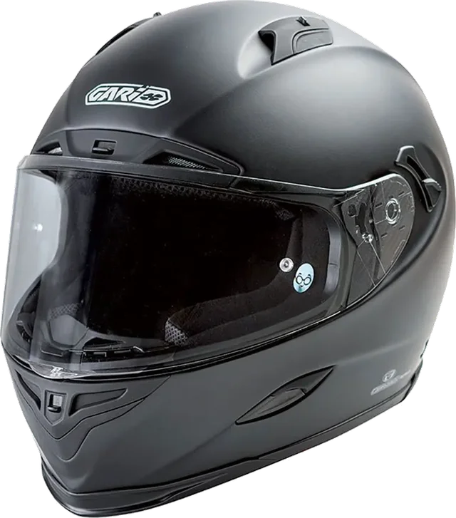 Gari G90x Classic Click Full Face Helmet, Matt Black