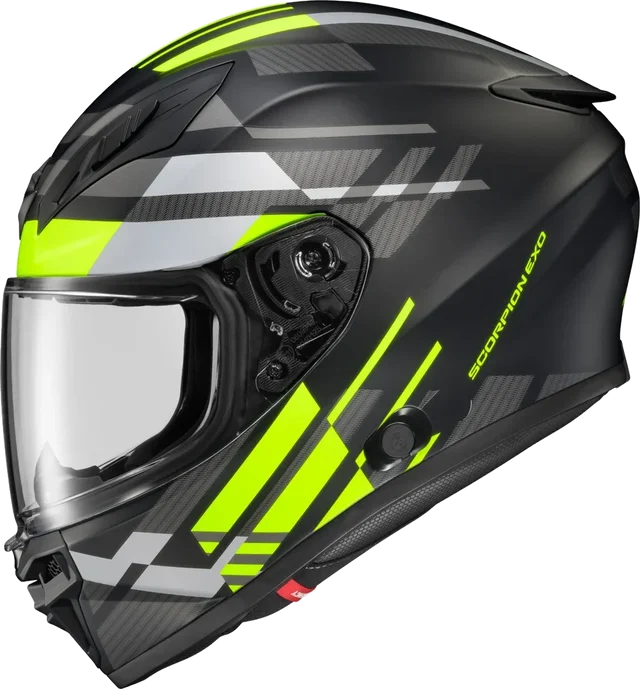 Scorpion EXO-R430 Full Face Helmet Paradox Hi Viz